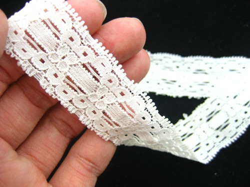 Weiße diy nähen spitzenborte - nähen,