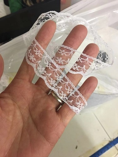 2cm weiß nähen spitzenborte - 2cm,