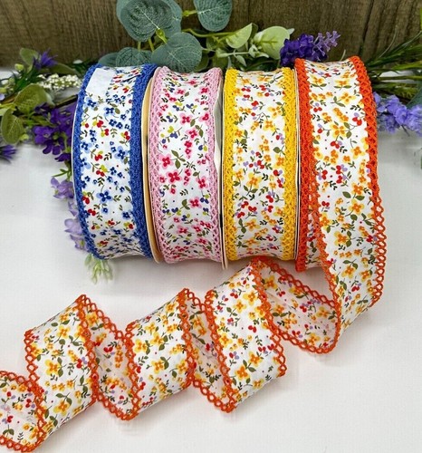 36mm blumen schrägband - 36mm,